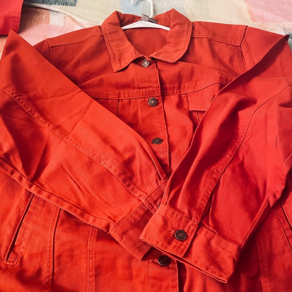 Plus sized Orange Jessica London jacket!